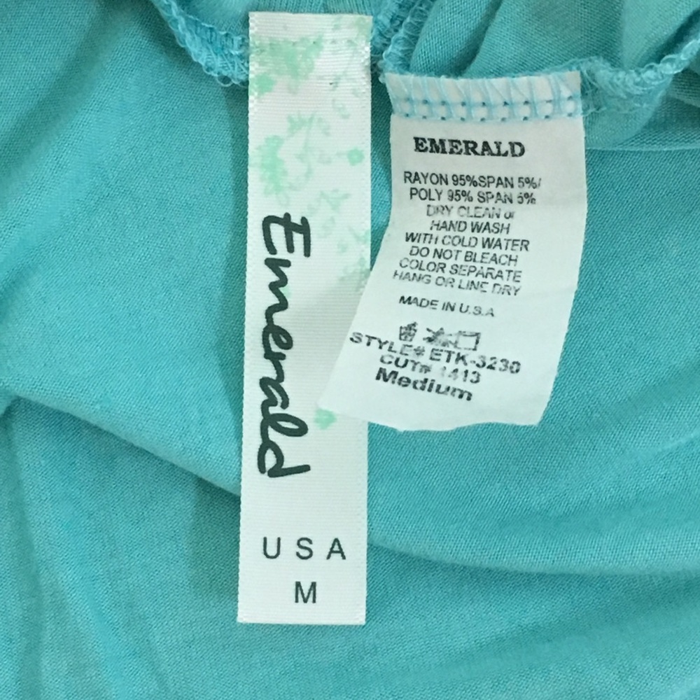 Emerald Chevron Top - Picture 4 of 4